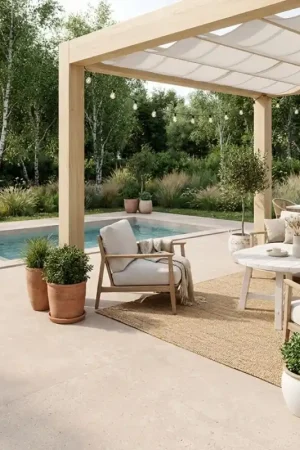 Seulement Aujourd'hui Carrelage VIDA Terra 120x120 extérieur beige rosé